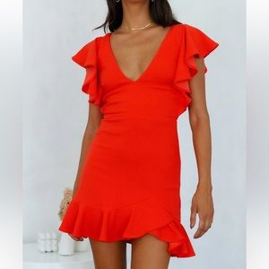 Hello Molly red dress, in great condition, size 4